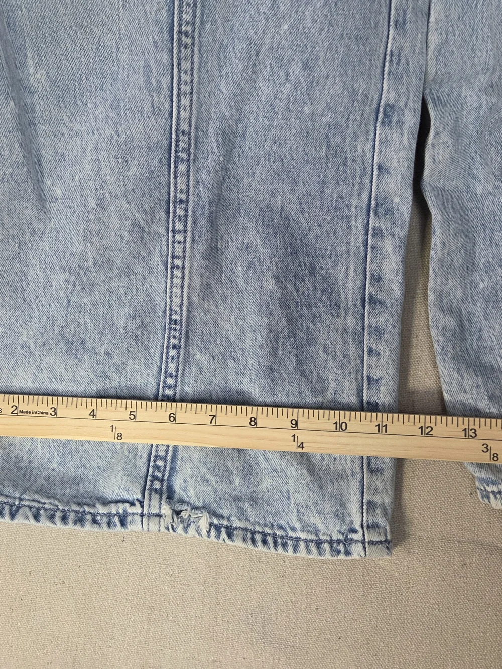 Light Blue Kids' Denim Cargo Jeans